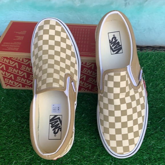 VANS CLASSIC SLIP ON CHEKRBRD Cornstalk/Tr wht men - Picture 7 of 16